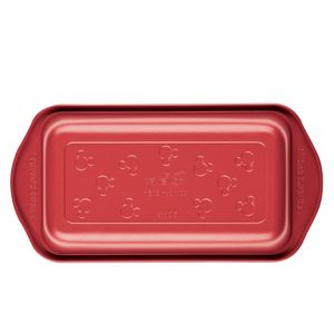 Molde para pan 22x12cm. Acero con antiadherente. Farberware rojo