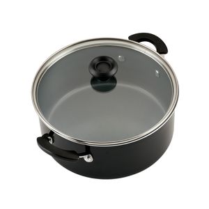 Batería 14 Pzs, antiadherente cerámico, Easy Clean Pro. Color Negro. Farberware